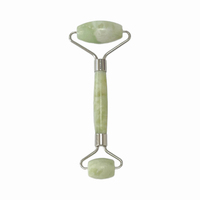 Pierre de Cristal Naturelle Anti-âge Logo Personnalisé Outil de Massage Facial Ensemble Xiuyan Rouleau de Jade et Gua Sha pour Visage guasha Facial