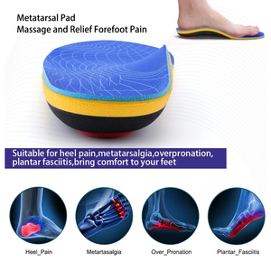 Plantillas Ortopédicas de Soporte para el Arco del Pie para Alivio del <span class=keywords><strong>Dolor</strong></span> de Fascitis Plantar, para Pies Planos y Arcos Altos, Material de PU, Plantillas Resistentes para Botas y Zapatos de Trabajo - Product Image 5