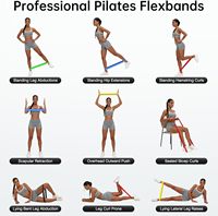 Équipement d'entraînement de football, accessoires, bandes de résistance, bandes d'entraînement pour le fitness, 5 bandes élastiques d'exercice