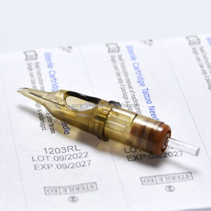 Aiguilles de cartouche de <span class=keywords><strong>tatouage</strong></span> permanent jetables, liner, <span class=keywords><strong>ombrage</strong></span>, 1RL 3RL 5RL 7RL, aiguilles à membrane, microblading, E.O. Stérilisé au gaz - Product Image 4