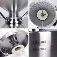 Machine à lait de soja de grande capacité à chauffage entièrement automatique avec séparation des résidus et filtration fine, intelligente et efficace