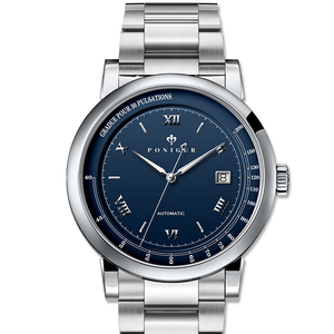 Reloj Automático PONIGER para Hombre, 41 mm, Caja de Acero Inoxidable 316L, Cristal de Zafiro, Movimiento Citizen, 21 Joyas, Calendario, Manecillas Luminosas - Product Image 6