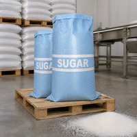 Sac tissé en polypropylène de 40 kg avec fond cousu, film BOPP laminé, impression en héliogravure, certifié HACCP pour l'emballage du sucre