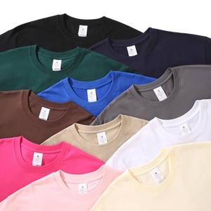 T-shirt surdimensionné en coton lourd 240g, prix de gros, personnalisable avec impression DTG, t-shirt d'équipe d'entreprise <span class=keywords><strong>personnalisé</strong></span> - Product Image 4