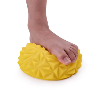 Bola de media piña de PVC gris 16,5x8,5 cm Integración sensorial Yoga Fitness - Product Image 6