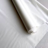 Tissu en satin de soie tissé élastique de qualité supérieure 19 Momme, largeur 140 cm, 45 couleurs, poids lourd, pour robes de mariée de luxe pour filles