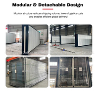 Grande Maison préfabriquée de luxe 20/40FT Australie 3 en 1 Maisons mobiles pliantes Maison modulaire en conteneur extensible