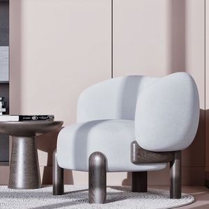Chaise de canapé simple de concepteur nordique moderne <span class=keywords><strong>Fauteuil</strong></span> de loisirs décontracté en polyuréthane pour salon et balcon Internet Celebrant - Product Image 3