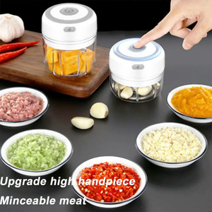 Outils de cuisine intelligents accessoires coupe-légumes sans fil <span class=keywords><strong>hachoir</strong></span> à viande <span class=keywords><strong>Mini</strong></span> broyeur à ail électrique broyeur à gingembre et Chili - Product Image 5