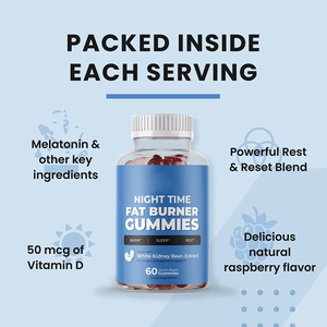 Trắng thận đậu chiết xuất sự thèm ăn ức chế Vegan chất béo Burner Gummies màu xanh lá cây cà phê đậu - Product Image 4