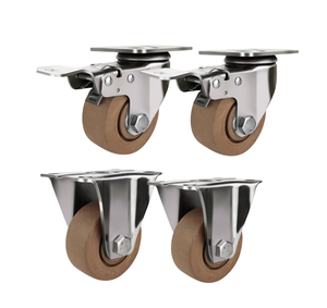 Rodízio de alta temperatura espessado 3 "4" temperatura 300 ° fibra de vidro bakelwood <span class=keywords><strong>caster</strong></span> forno carrinho roda universal - Product Image 6