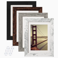 Cadre photo écologique en bois, design moderne et créatif pour la décoration de la maison, à poser sur table