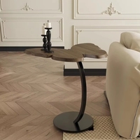 Table basse moderne en bois massif au design animal papillon pour meubles de maison dans le salon et la chambre à coucher Nouveau petit canapé Tables d'appoint