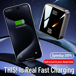 ยูชวง พาวเวอร์แบงค์ 20000mAh 66W ชาร์จเร็ว รองรับการชาร์จอุปกรณ์หลายเครื่อง แบตเตอรี่สำรองแบบพกพา - Product Image 4