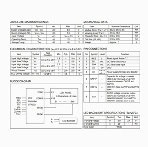 <span class=keywords><strong>8</strong></span> nhân vật <span class=keywords><strong>2</strong></span> dòng I2C hiển thị 3.3V điện năng thấp Trắng LED backlit LCD hiển thị ký tự - Product Image 6