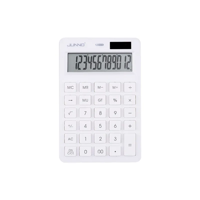 Machine de calculatrice avec écran lcd de grande taille, parfait pour le texas, 12 chiffres