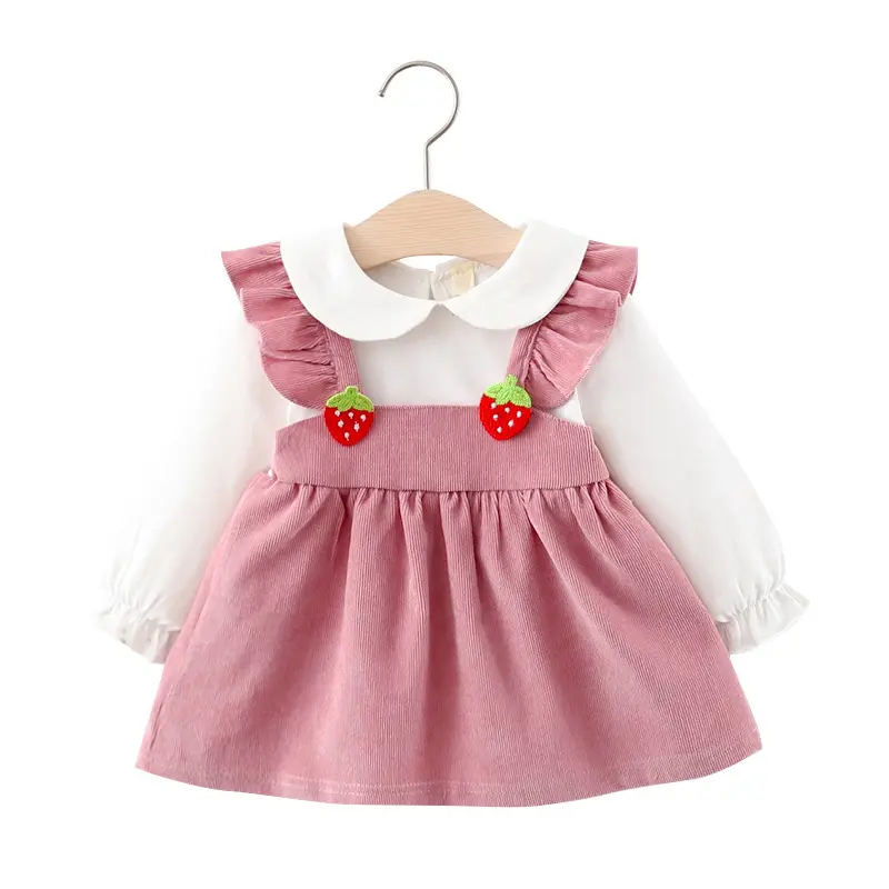 High quality 2020 new baby girl skirt spring and autumn dress girls dress baby long sleeve clothes