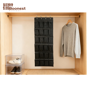 Sac de rangement <span class=keywords><strong>suspendu</strong></span> personnalisé avec crochets, 24 poches, sac de rangement <span class=keywords><strong>suspendu</strong></span> derrière les portes, <span class=keywords><strong>organisateur</strong></span> <span class=keywords><strong>suspendu</strong></span>, sac <span class=keywords><strong>organisateur</strong></span> pour chaussures et jouets - Product Image 6