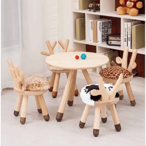 Chiquitos - Mesa y Silla de Madera para Niños, Muebles de Jardín de Infancia, Mesa y Silla de Madera para Guardería, Niños y Niñas - Product Image 2
