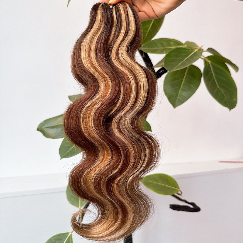 Lightweight Pre Separated Human Hair Bundles
