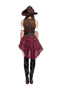 Disfraces de <span class=keywords><strong>Halloween</strong></span> para mujeres piratas somalíes piratas fuera de <span class=keywords><strong>Amazon</strong></span> uniforme de juego - Product Image 4