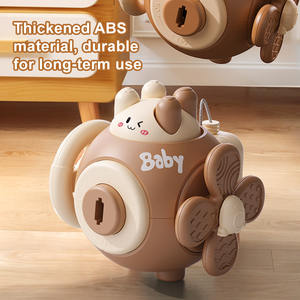 Baby Spielzeug Beschäftigungsball Handgreifball Pädagogischer Sensorik-Würfel Aktivitätswürfel Multifunktionales Beruhigungsspielzeug für die Früherziehung - Product Image 4