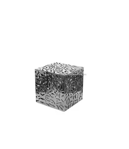 Tabouret carré en ALUMINIUM métal de haute qualité meilleure vente tabouret de BAR nouveau DESIGN pour votre décoration intérieure