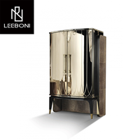 Salon au design unique contemporain européen Mobilier de maison de luxe Armoire de bar à vin de luxe
