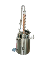 Accueil Distillation Équipement de fermentation Distillateur en cuivre 50L-200L Still for Alcohol Distillation Beverage & Wine Machines