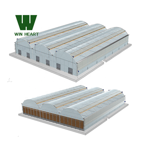 Lớn hai lớp PE Khung nhà kính poly-đường hầm cho công nghiệp rau phát triển đa-span thiết kế - Product Image 3