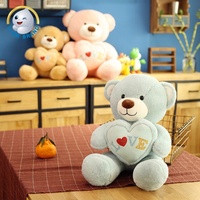 Ours en peluche super doux en vrac, t-shirts en peluche, pantoufles d'anniversaire, porte-clés LED marron pour enfants, caméra cachée unisexe