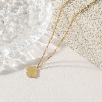 Collier en Acier Inoxydable au Trèfle 18k Or, Islam Musulman Arabe, Étanche et Inoxydable, au Détail et en Gros