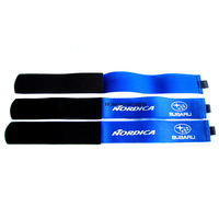 Sangle de Ski avec Logo personnalisé, 5 pièces, attaches pour le Ski, boucle à crochet Alpine, vente en gros