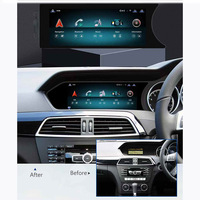 Écran tactile intelligent 8,8 pouces, autoradio Android, CarPlay, Android Auto, GPS, MP3 pour Mercedes Benz Classe C W204 2011-2014