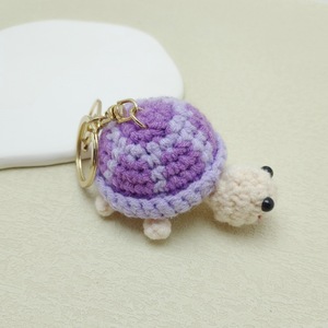 Crochet Tortue Charme En Peluche Porte-clés À La Main Mini Mignon Tortue <span class=keywords><strong>Laine</strong></span> Tricoté Tissé Océan Animal Sac Pendentif Accessoires Cadeau - Product Image 3