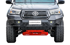 <span class=keywords><strong>Serie</strong></span> F11 de alta calidad con asiento de cabrestante de luz LED, parachoques trasero de acero, parachoques delantero, barra de toro para Hilux Revo <span class=keywords><strong>Rocco</strong></span> 2018 2019 2020 - Product Image 6