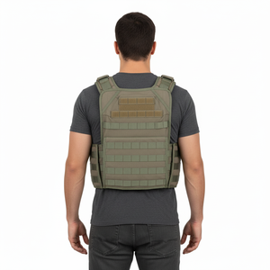 سترة تكتيكية من النايلون قابلة للتعديل، معدات تدريب متينة، سترة أمنية، حامل لوحة تكتيكي - Product Image 4