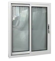 Fenêtres coulissantes design Upvc à double vitrage Fenêtre coulissante en pvc