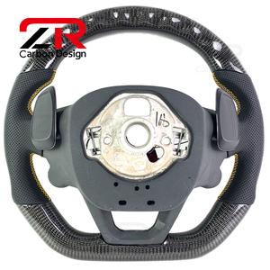 <span class=keywords><strong>Volant</strong></span> en fibre de carbone avec bouton de démarrage LED RPM pour <span class=keywords><strong>Seat</strong></span> Cupra Tavascan Terramar Formentor VZ VZ5 Leon <span class=keywords><strong>Ibiza</strong></span> Ateca Arona - Product Image 4