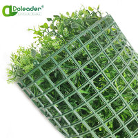 Decoración de ornamentos de jardín, Anti-follaje uv, paneles de valla de hoja de arce Artificial, Seto Artificial, planta de pared verde