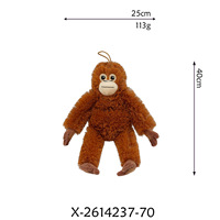 Peluche singe réaliste à longues bras, adorable, apaisante pour le sommeil, décoration maison, jouets promotionnels pour enfants, vente en gros, en stock