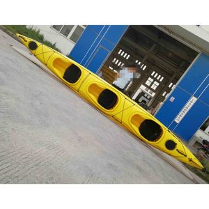 เรือคายัคตกปลาแบบ 3 ที่นั่ง Joy Double สำหรับทะเลสาบและแม่น้ำ ราคาถูก - Product Image 2