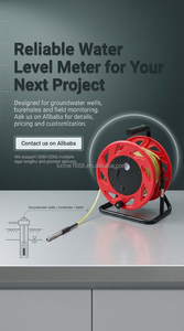 100m Steel Tape Water Level Gauge with Plastic Reel, <b>Deep</b> Well Indicator for Mining & Hydrological Projects - Product Image 6