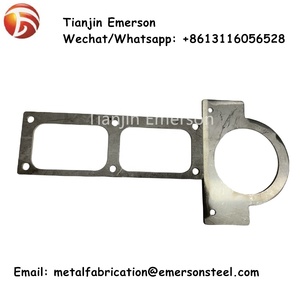 أجزاء مخصصة من الفولاذ المقاوم للصدأ ومعالجة القطع بالليزر على شكل لوحة لحام - Product Image 5