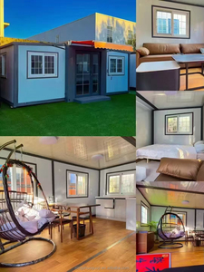 Casas Modulares Prefabricadas <span class=keywords><strong>de</strong></span> Acero <span class=keywords><strong>de</strong></span> Lujo <span class=keywords><strong>de</strong></span> 20 Pies con 3 Dormitorios y Sala <span class=keywords><strong>de</strong></span> Estar, Kits <span class=keywords><strong>de</strong></span> Madera, Casas Contenedor - Product Image 5