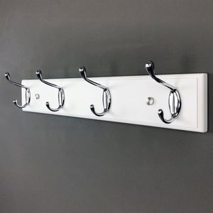 Wholesale Eco-Friendly Plastic Solid Pattern Multifunctional Kitchen Bathroom <b>Hooks</b> Self-Adhesive Wall Hanger Crystal Row <b>Rail</b> - Product Image 2