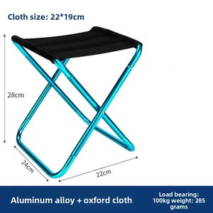 Silla Plegable Portátil de Alta Calidad al por Mayor, Diseño Moderno para Viajes al Aire Libre, Senderismo, Barbacoa, Pesca, Playa, Parques, Acero al Carbono - Product Image 6