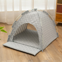 Tente pour animaux de compagnie, imperméable, portable, pliable, lit pour chat et chien, couleur unie simple, respirante