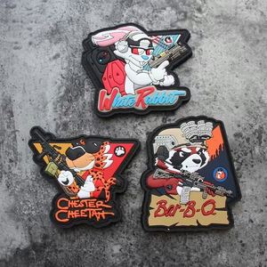 Parche de PVC Suave de Goma con Diseño Personalizado 2D 3D, Logotipo para Gorra, para Coser en Camisetas, Parche Táctico de PVC con Relieve Térmico, Parche de Goma - Product Image 2