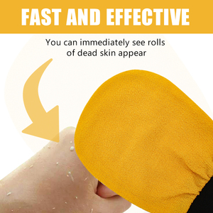 LOGO <span class=keywords><strong>Hammam</strong></span> Gant Exfoliant Marocain Nettoyage En Profondeur Corps <span class=keywords><strong>Douche</strong></span> Gommage Peau Morte Dissolvant Viscose Gants De Bain Exfoliants - Product Image 5